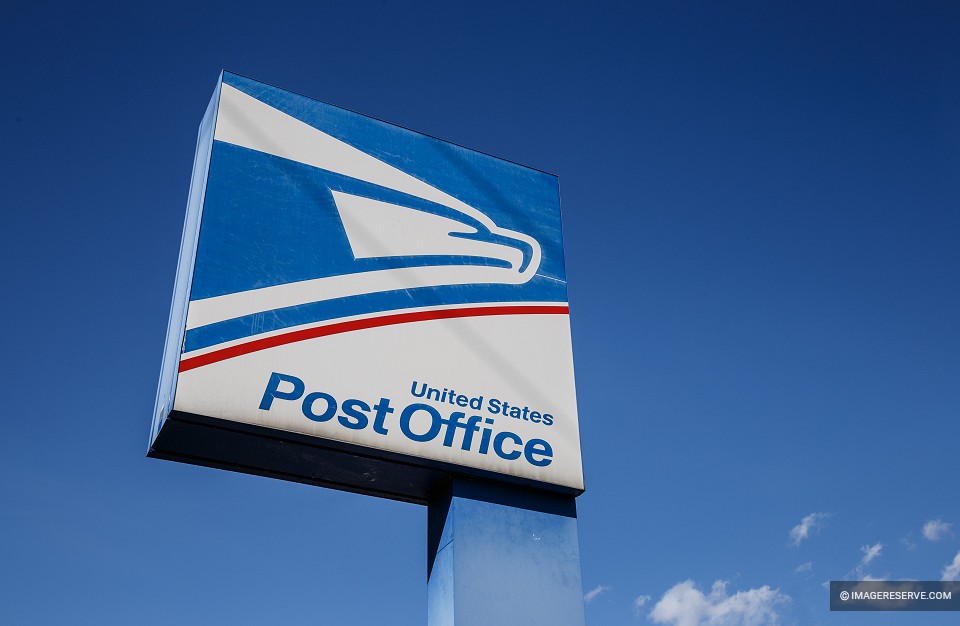United States Post Office Sign